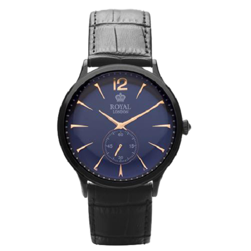 Royal London Stainless Steel Blue Dial Silver Strap Watch